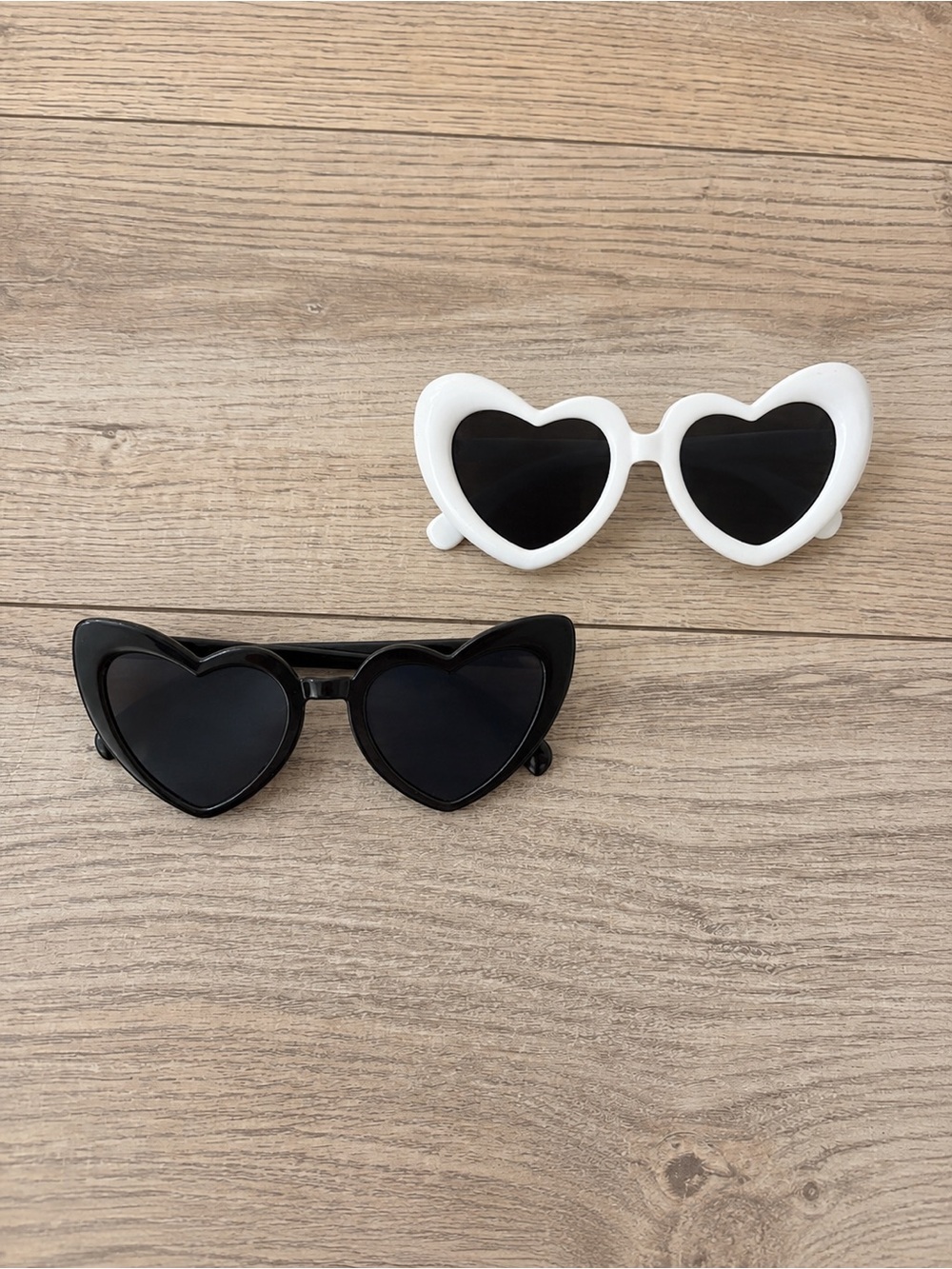 2 Pack Heart Shaped Sunglasses